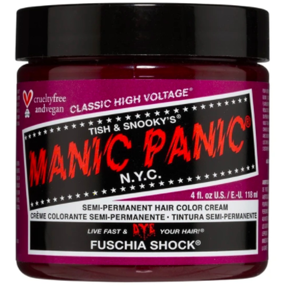 Manic Panic - Fuschia Shock Classic Haarfärbemittel - Semipermanenter Haarfarbstoff - Rosa